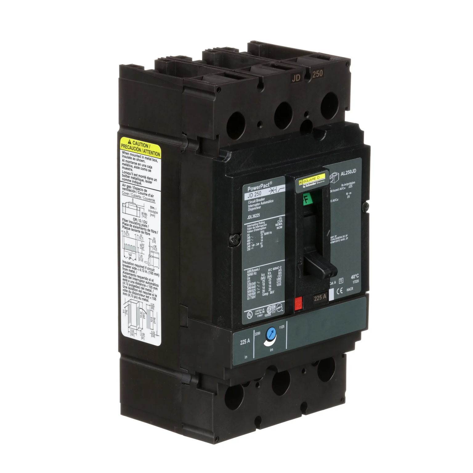 JDL36225 - Square D - Molded Case Circuit Breaker