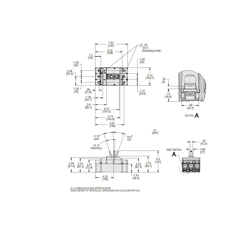 JDL36225 - Square D - Molded Case Circuit Breaker