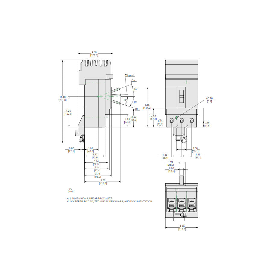 JGA36225 - Square D - Molded Case Circuit Breaker