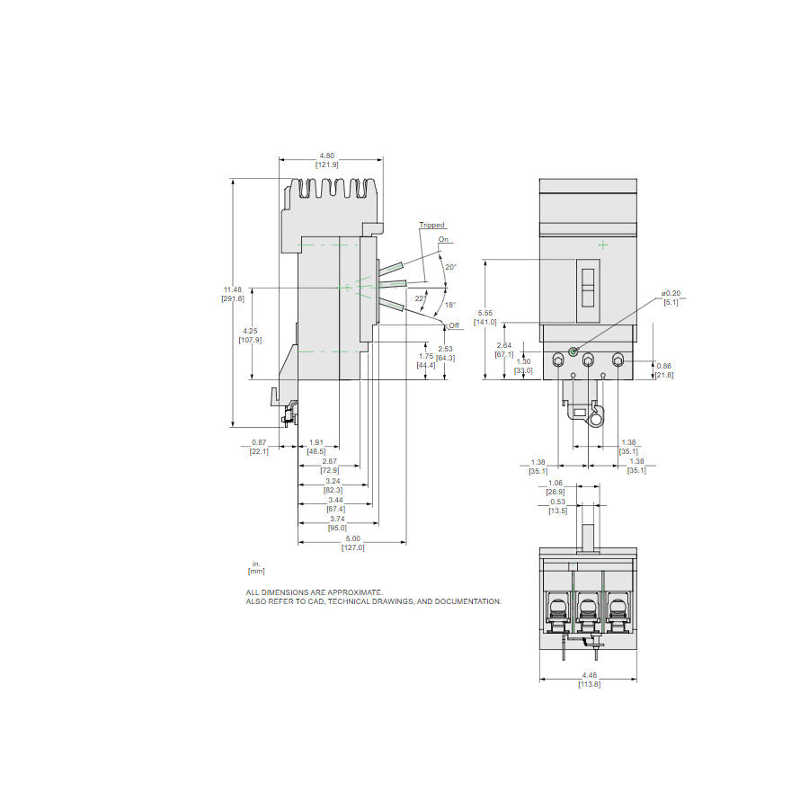 JGA36250U31X - Square D - Molded Case Circuit Breakers
