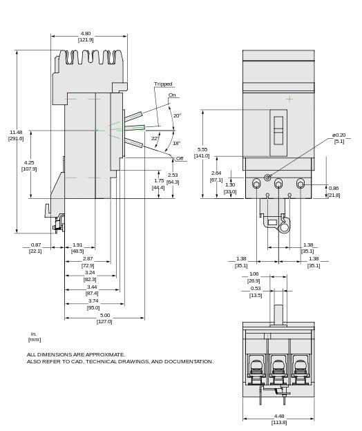 JDA36225 - Square D - Molded Case Circuit Breaker