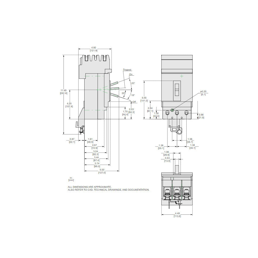 JJA36250U31X - Square D - Molded Case Circuit Breaker