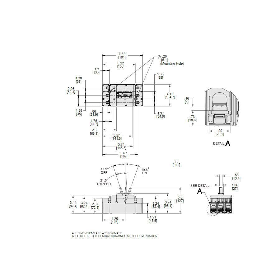 JJL36250U44X - Square D - Molded Case Circuit Breaker