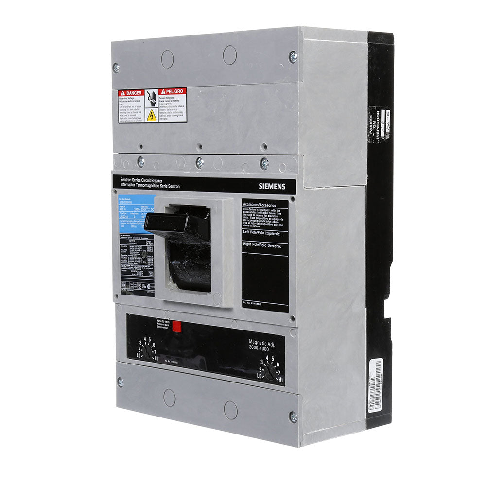 JXD63B400L - Siemens - Molded Case Circuit Breaker