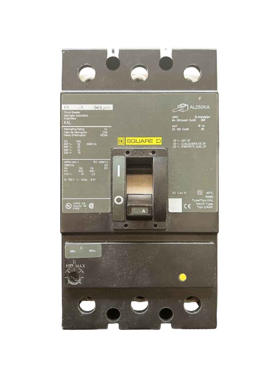 KAL3625025M - Square D - Molded Case Circuit Breakers