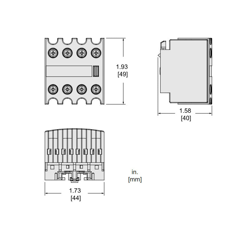 LADN40 - Square D - Auxiliary Contact Block