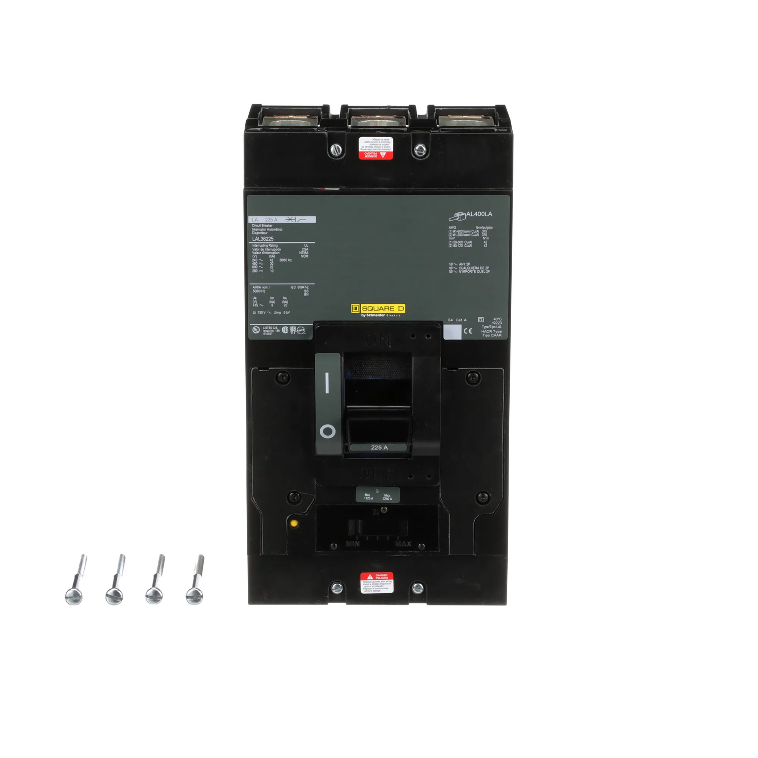 LAL36225 - Square D - Molded Case Circuit Breaker