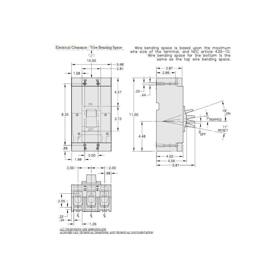 LAL36225 - Square D - Molded Case Circuit Breaker