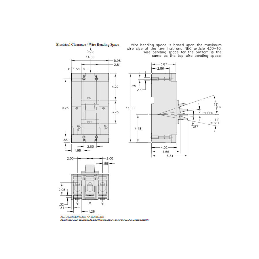 LAL36300 - Square D - Molded Case Circuit Breaker