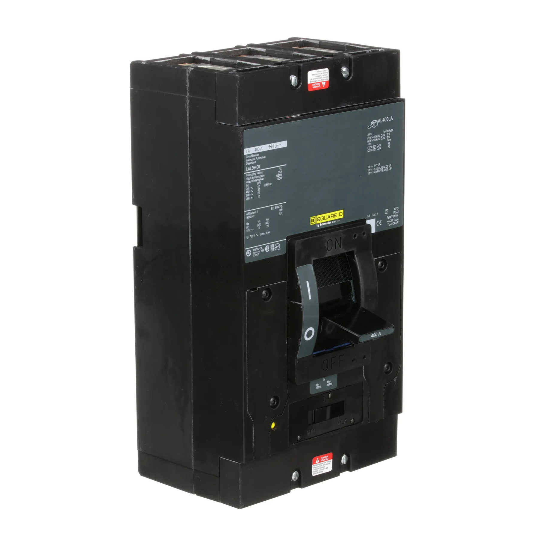 LAL36400 Square D Molded Case Circuit Breaker – Canada Breakers