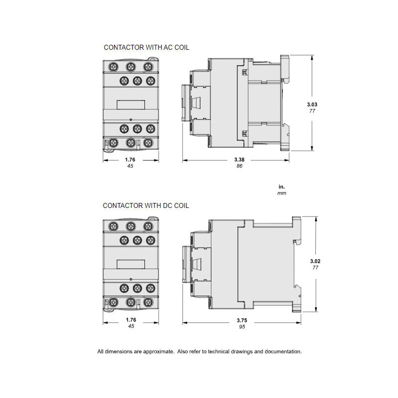 LC1D12B7 - Square D - Contactor