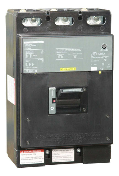 LCL36400 - Square D 400 Amp 3 Pole 600 Volt Molded Case Circuit Breaker