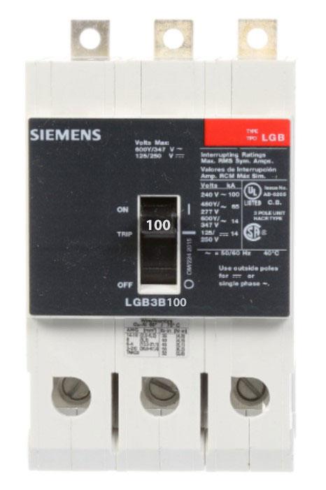 LGB3B100B - Siemens - Molded Case Circuit Breaker