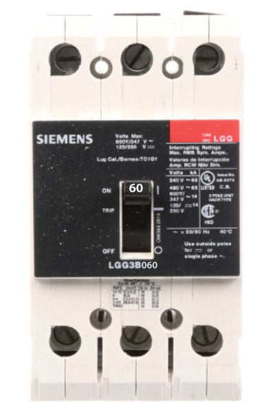 LGG3B060L - Siemens - Molded Case Circuit Breaker