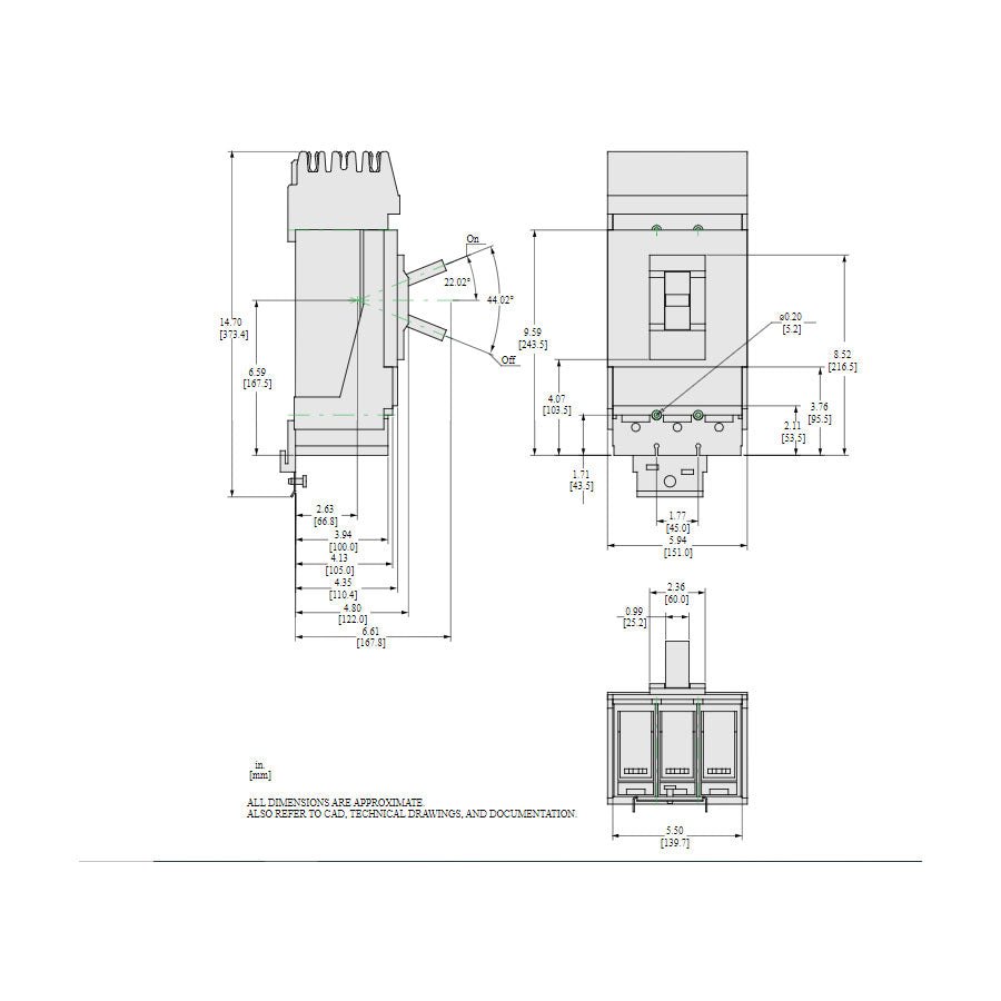 LJA36400U31X - Square D - Molded Case Circuit Breaker