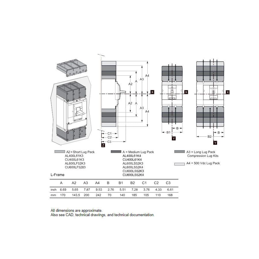 LJL36600U33X - Square D - Molded Case Circuit Breaker