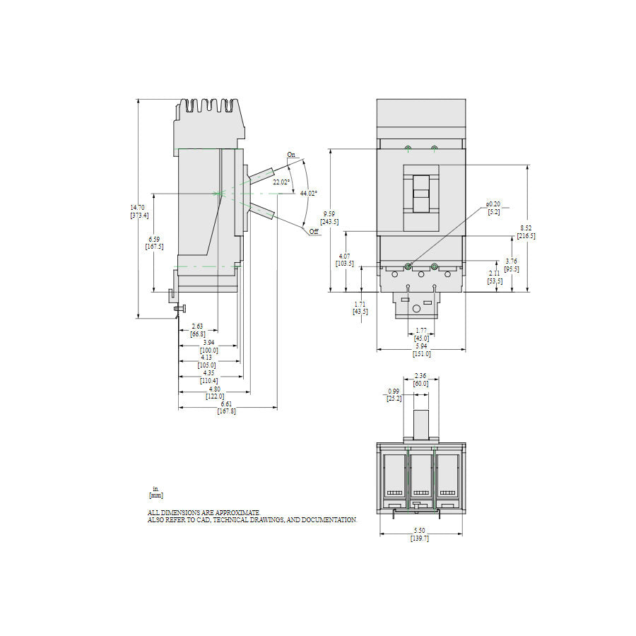 LRA36600U31X - Square D - Molded Case Circuit Breaker