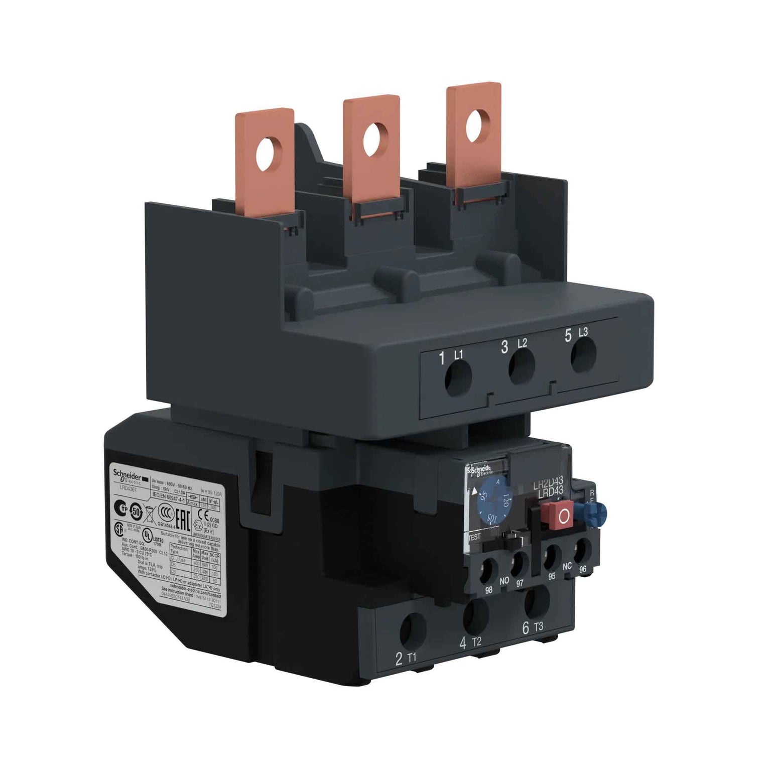 LRD4367 - Square D - Overload Relay