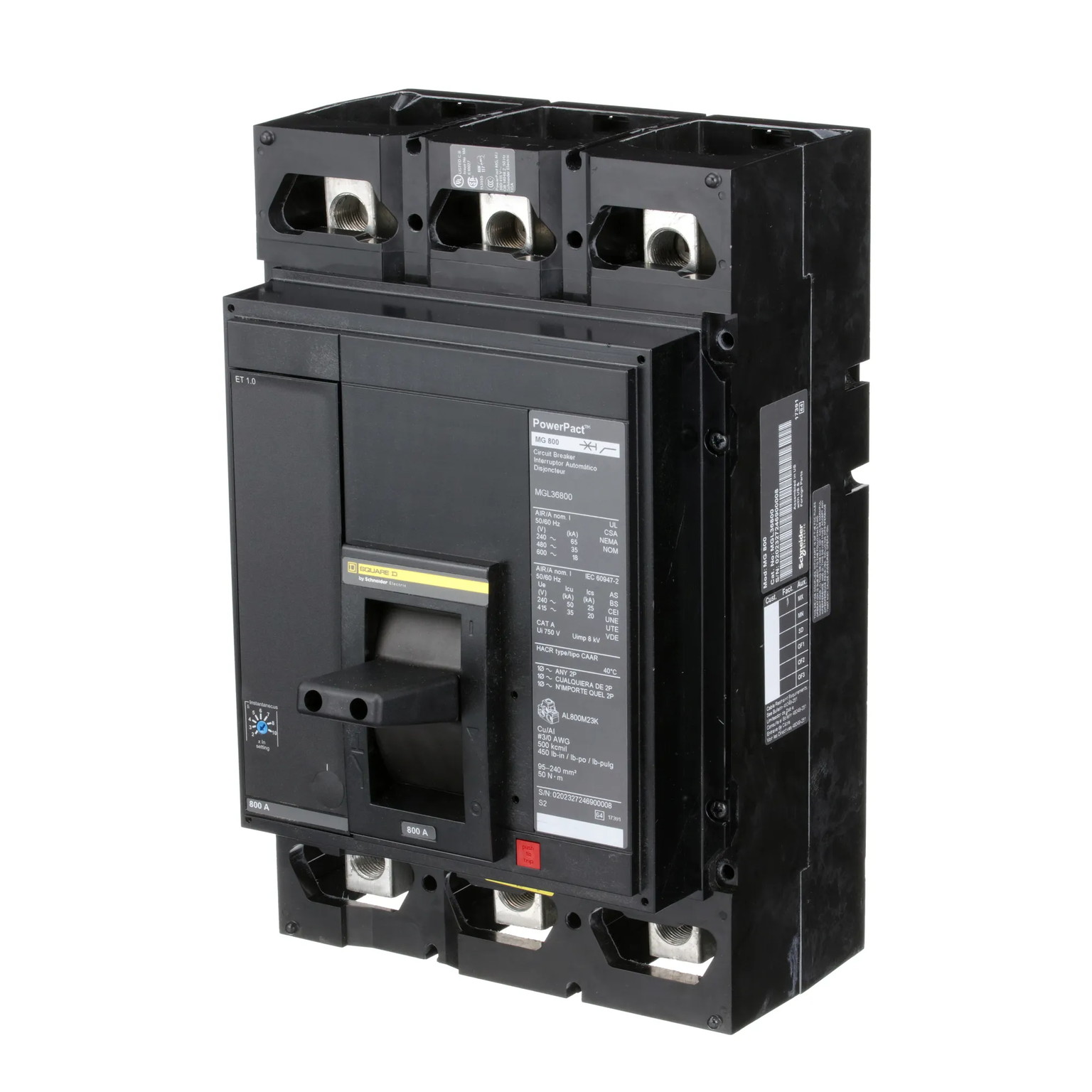 MGL36800 - Square D - Molded Case Circuit Breaker