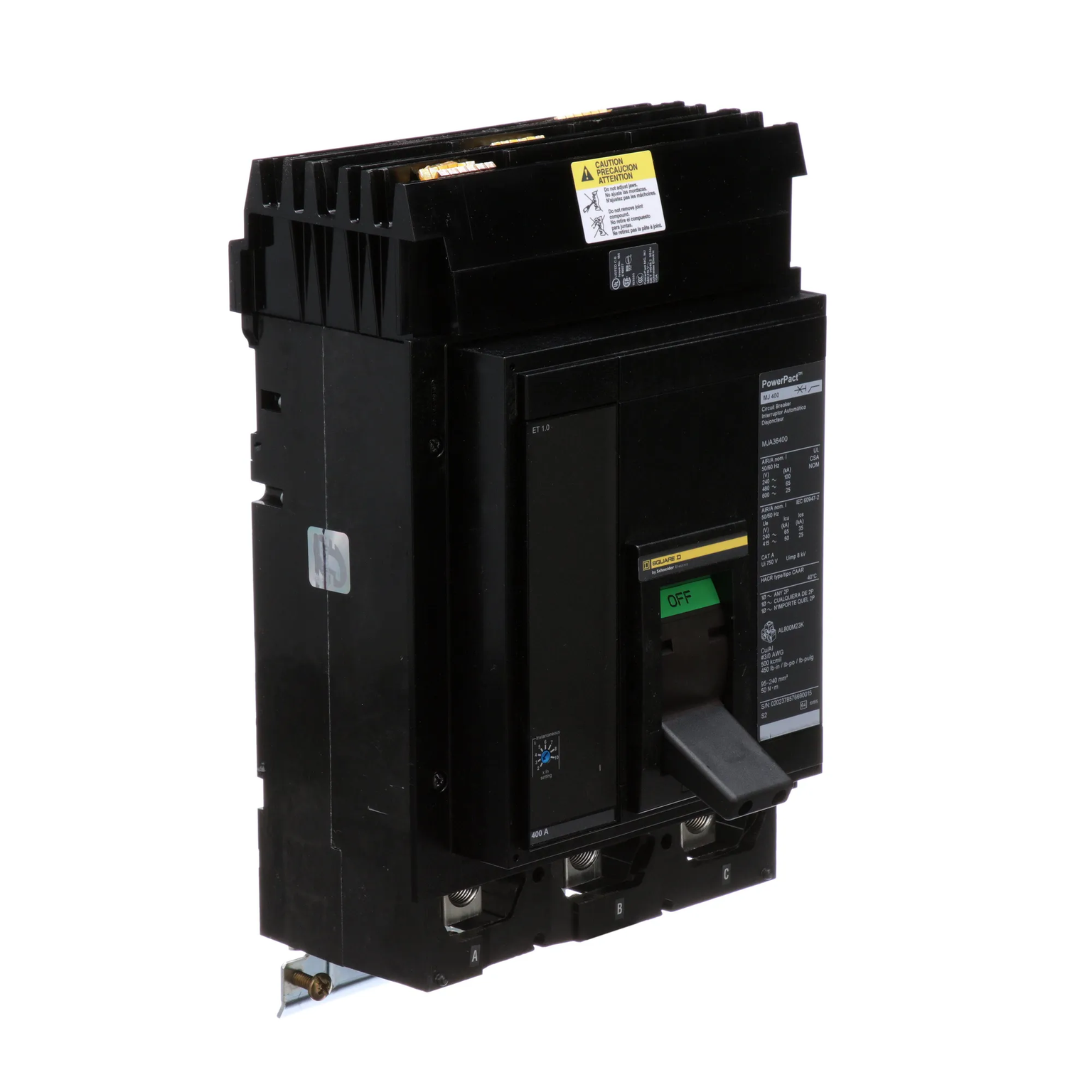 MJA36400 - Square D - Molded Case Circuit Breaker