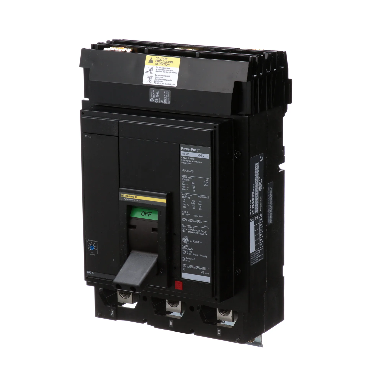 MJA36400 - Square D - Molded Case Circuit Breaker