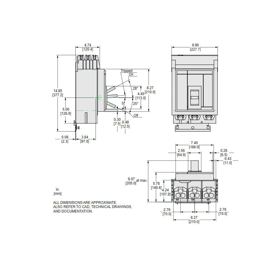 MJA36450 - Square D - Molded Case Circuit Breaker