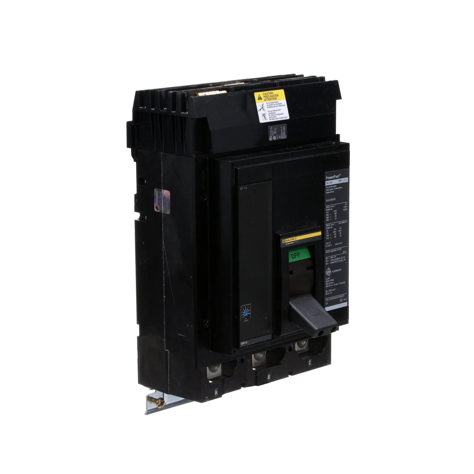 MJA36500 - Square D - Molded Case Circuit Breaker