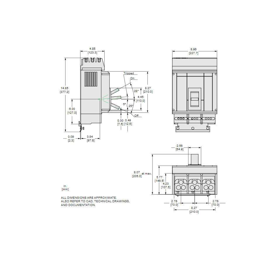 PGA36060CU33A - Square D - Molded Case Circuit Breaker