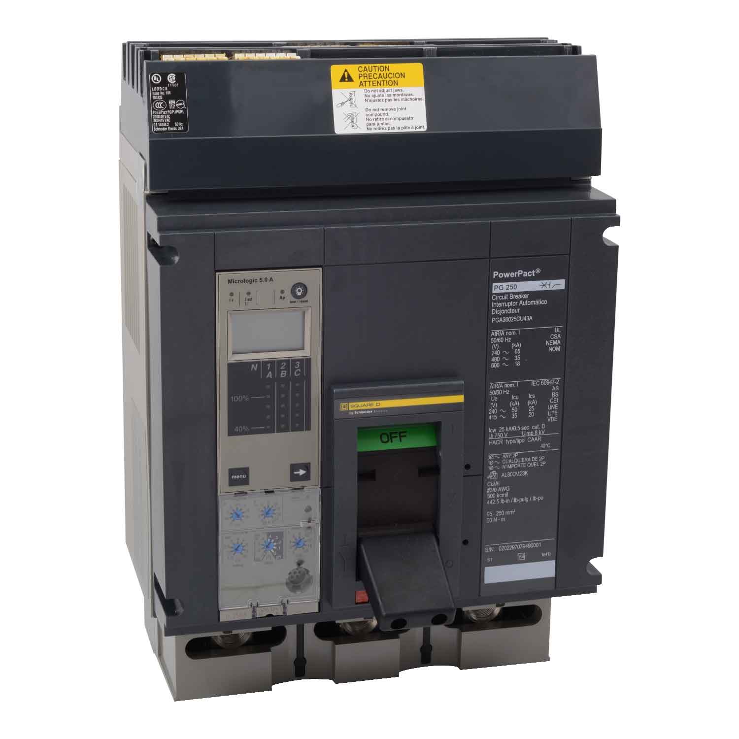 PJA36080 - Square D - Molded Case Circuit Breakers