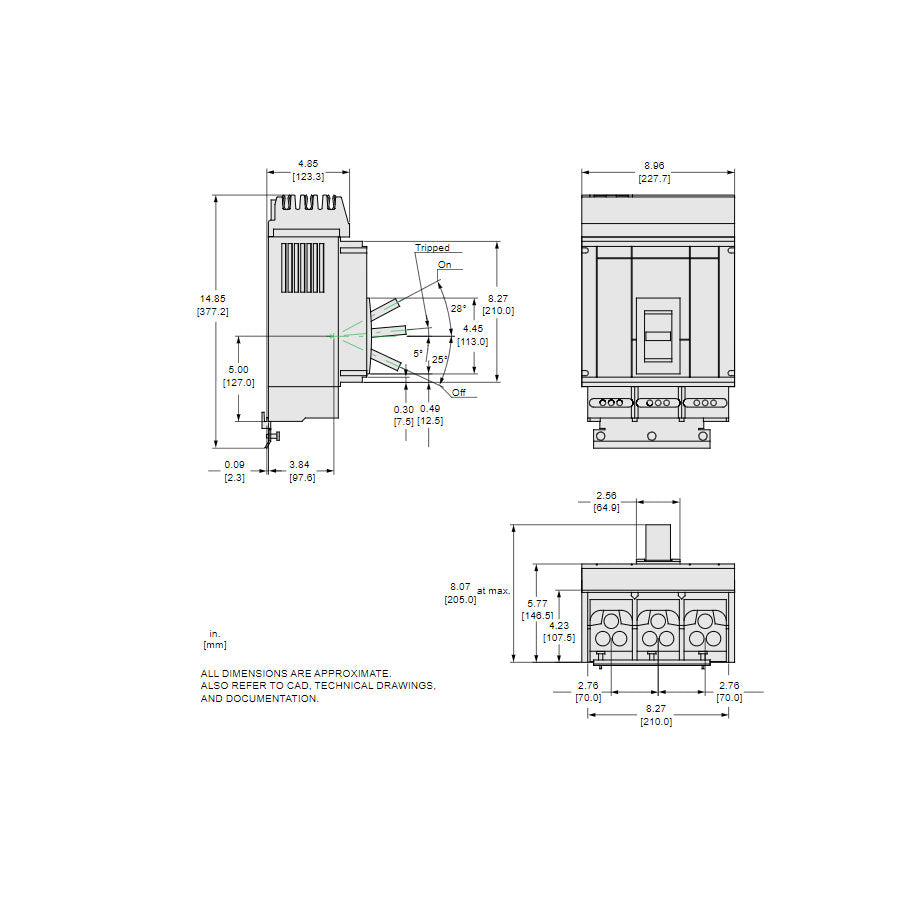 PJA36100U41A - Square D - Molded Case Circuit Breaker