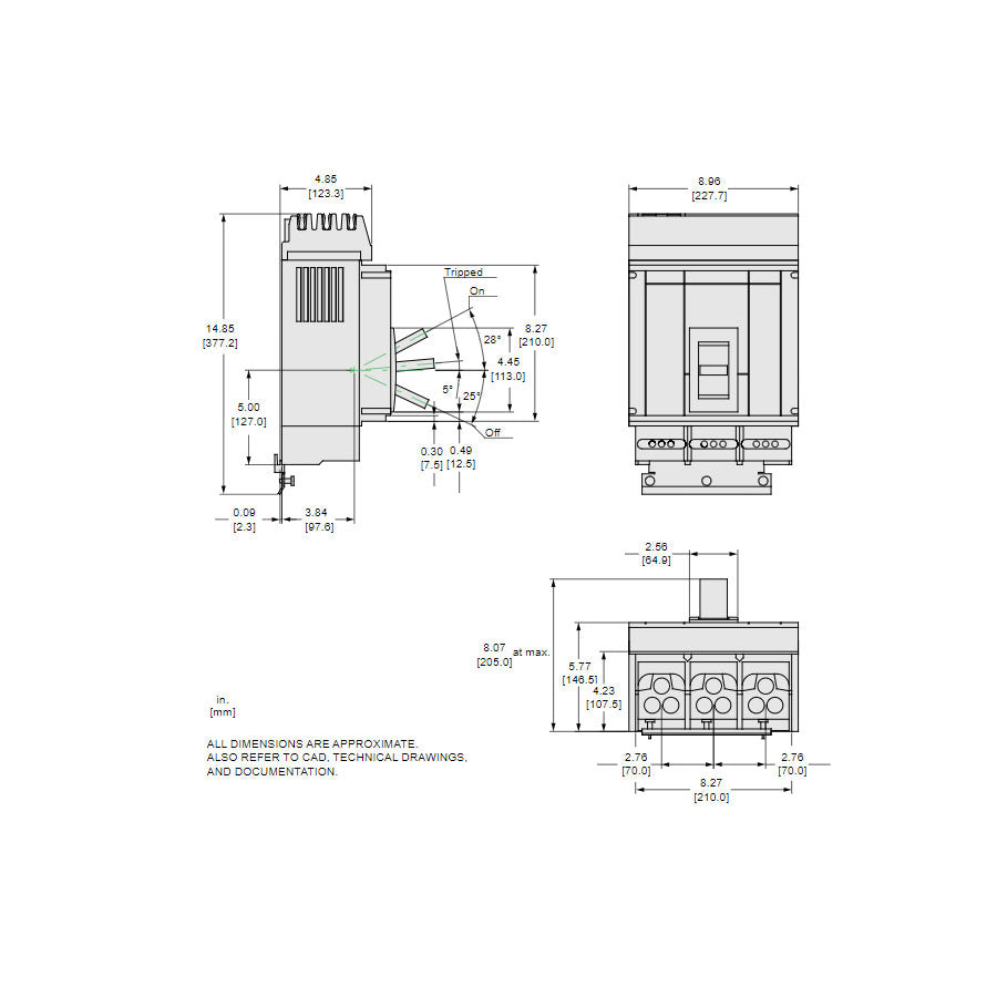 PJA36120U44A - Square D - Molded Case Circuit Breaker