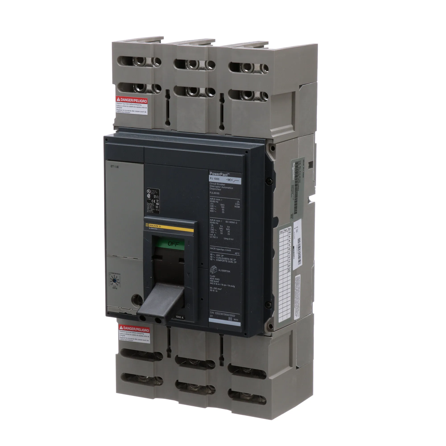 PJL36100 - Square D - Molded Case Circuit Breaker