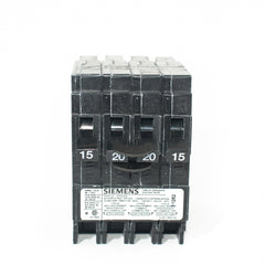 Q21520CTNC - Siemens Quad 15/20/20/15 amp Circuit Breaker