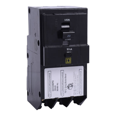QO320EPD - Square D 20 Amp 3 Pole 120 Volt Plug-In Molded Case Circuit Breaker