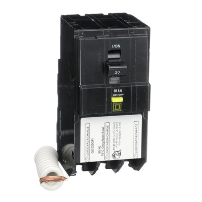 QO320GFI - Square D 20 Amp 3 Pole 240 Volt Plug-In Molded Case Circuit Breaker
