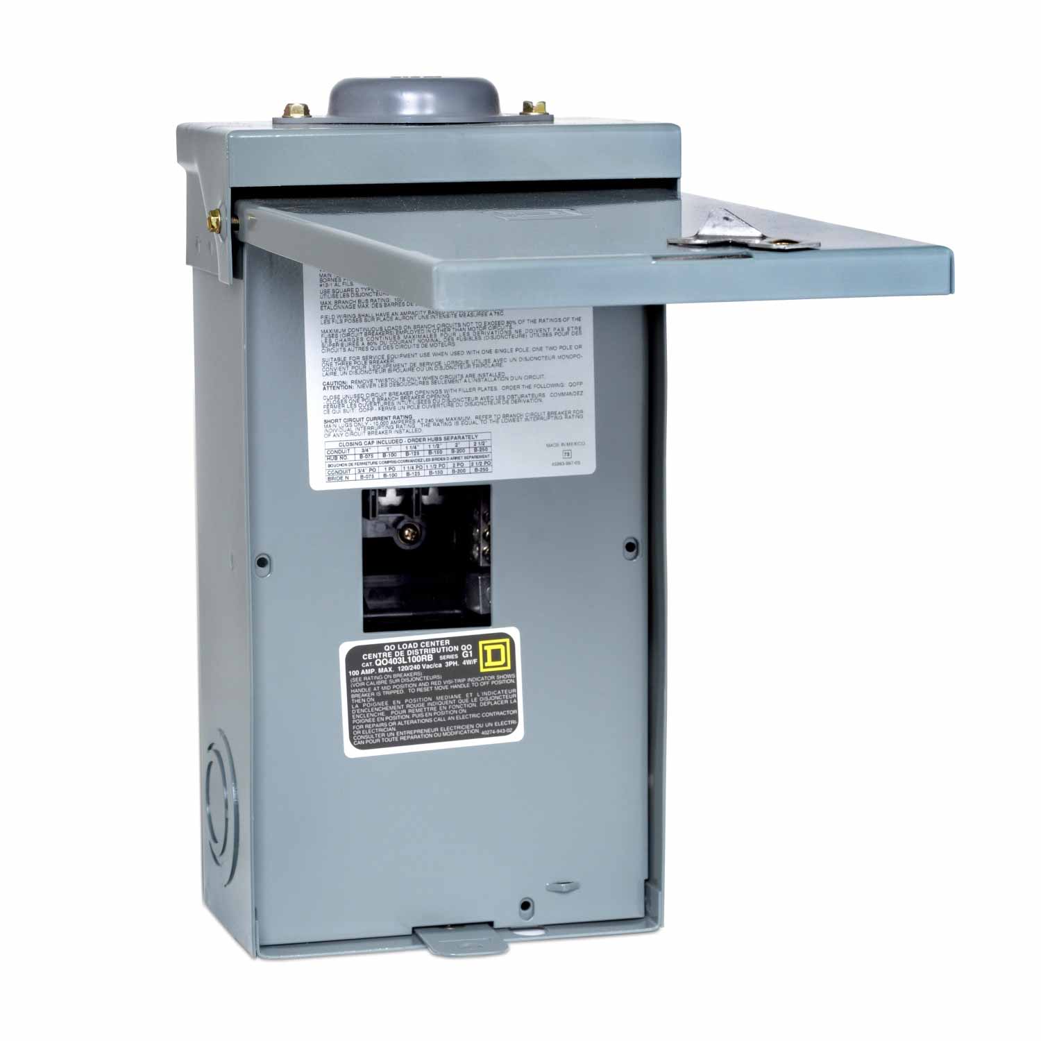 QO403L100RB - Square D
 - Loadcentre