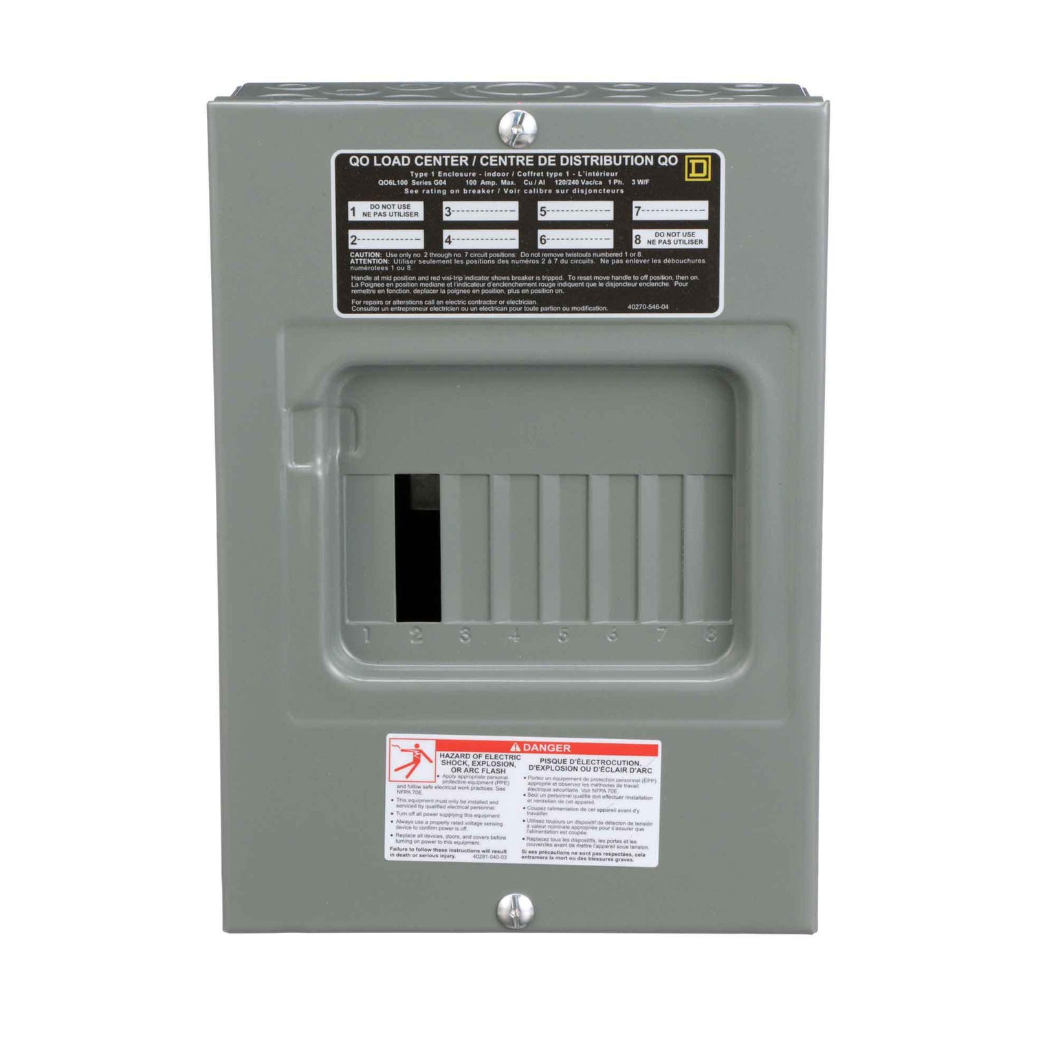 QO6L100S - Square D - Loadcenter