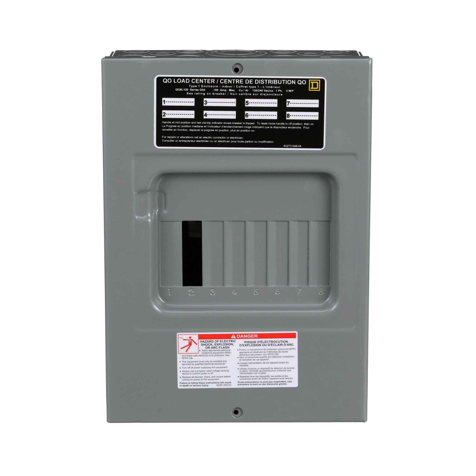 QO8L100S - Square D - Loadcenter – Canada Breakers