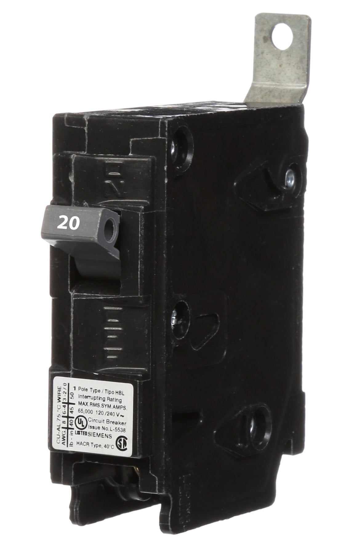 B120HH - Siemens - 20 Amp 22kA Circuit Breaker