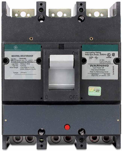 TJD422400 - General Electric 400 Amp 2 Pole 240 Volt Molded Case Circuit Breaker