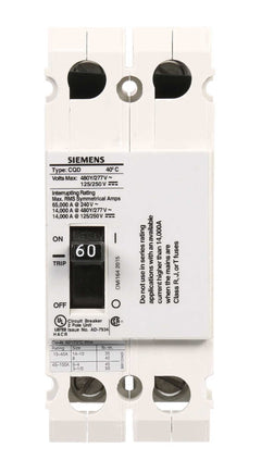 CQD260 - Siemens - Molded Case Circuit Breaker