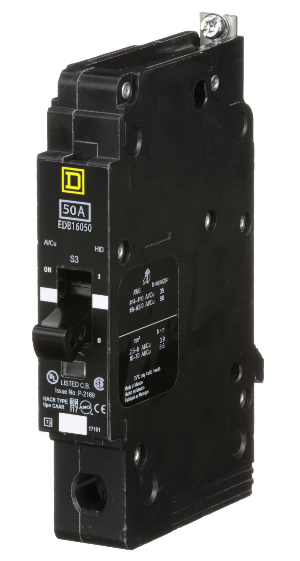 EDB16050 - Square D - Molded Case Circuit Breaker