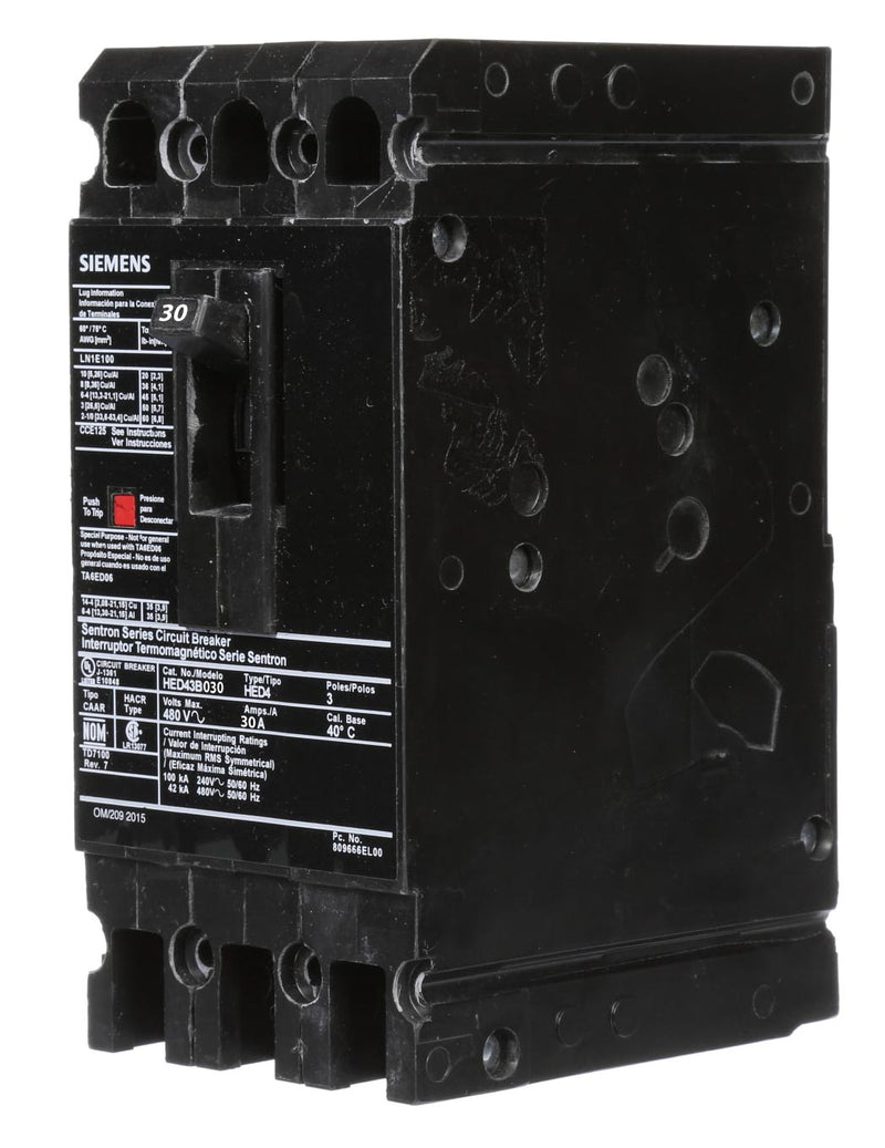 HED43B030 - Siemens - Molded Case Circuit Breaker