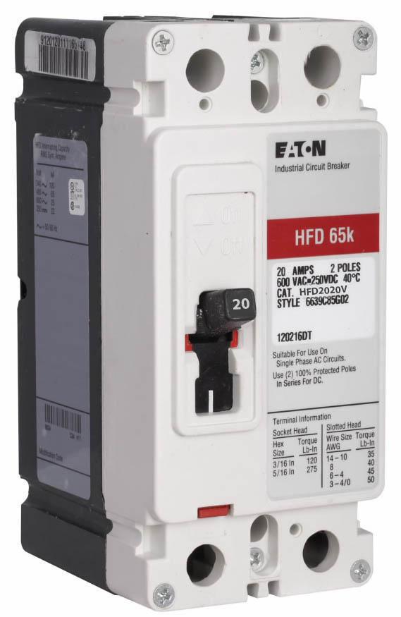 HFD2020V - Eaton - Molded Case Circuit Breaker