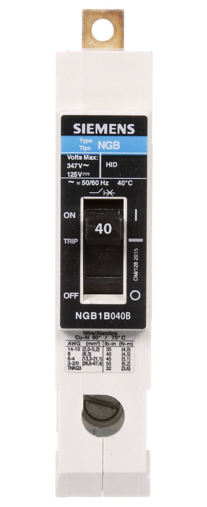 NGB1B040B - Siemens - Molded Case Circuit Breaker