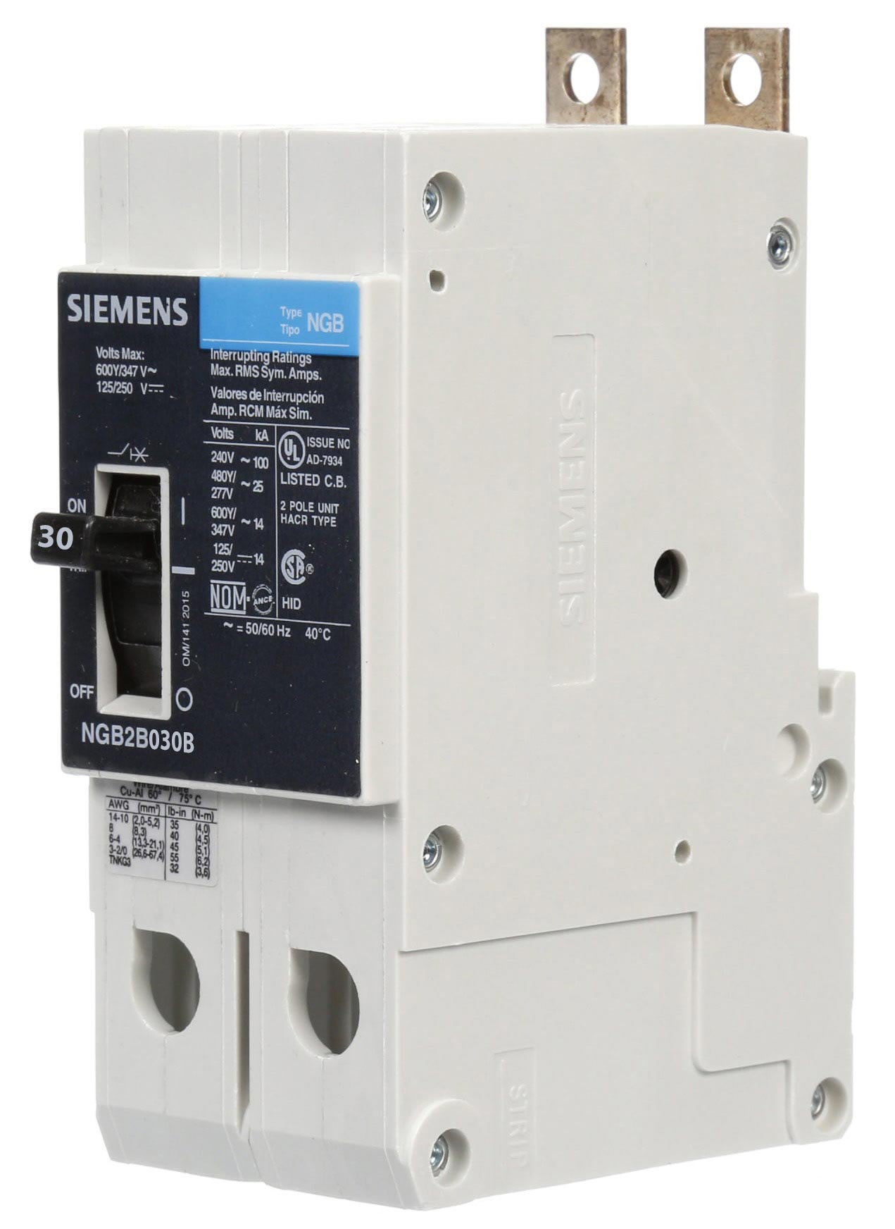 NGB2B030B - Siemens - Molded Case Circuit Breaker