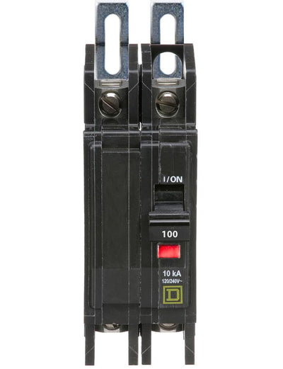 QOU2100 - Square D 100 Amp 2 Pole 240 Volt Bolt-On Circuit Breaker