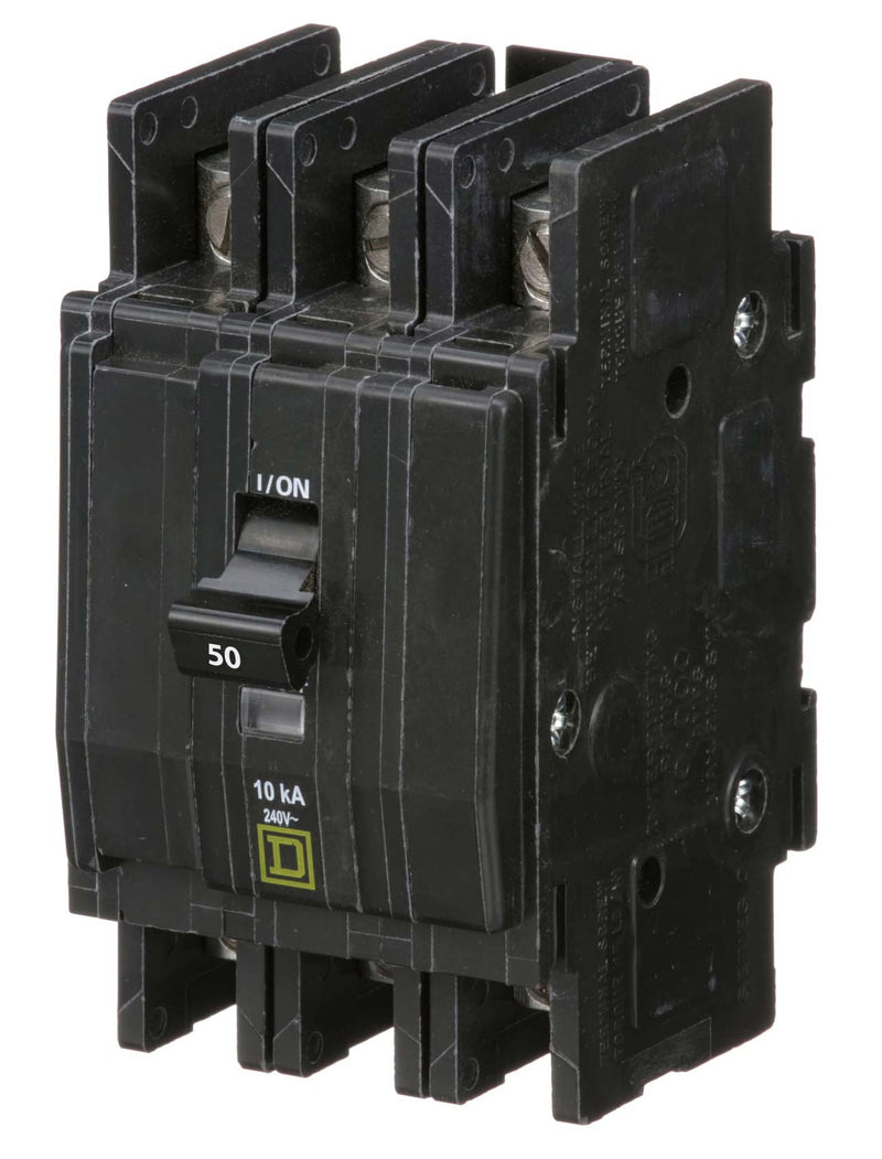 QOU350 - Square D 50 Amp 3 Pole 240 Volt Unit Mount Circuit Breaker