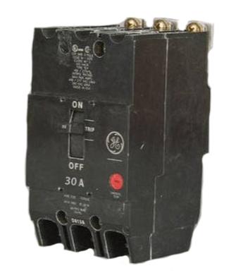 TEY330ST12 - GE 30 Amp 3 Pole 480 Volt Bolt-On Molded Case Circuit Breaker