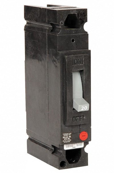 THED113020 - GE 20 Amp 1 Pole 277 Volt Molded Case Circuit Breaker
